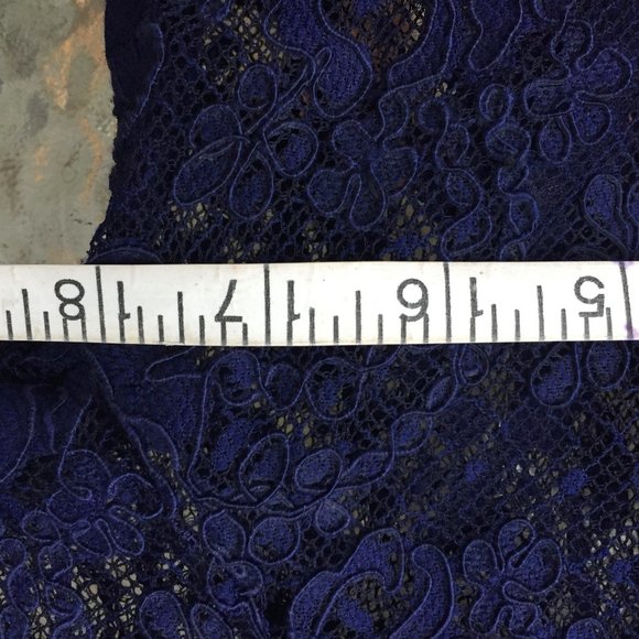 Vintage Blue Lace Jacket - Picture 6 of 9